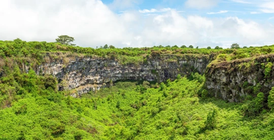 Entdeckung der Los Gemelos-Krater