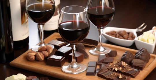 Wein- und Schokoladenverkostung in Vienne