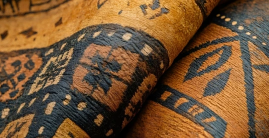 Demonstration der Herstellung von 'Tapa' & 'Umuhei'