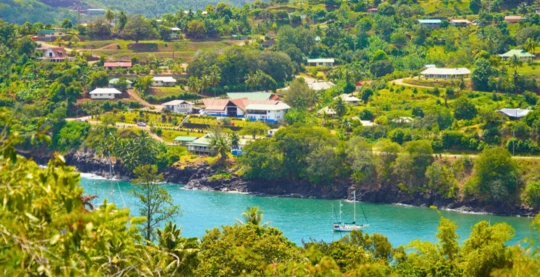 Freier Besuch des Dorfes Hiva Oa