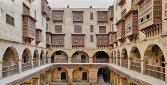 Folk dance show at the Al-Ghouri caravanserai