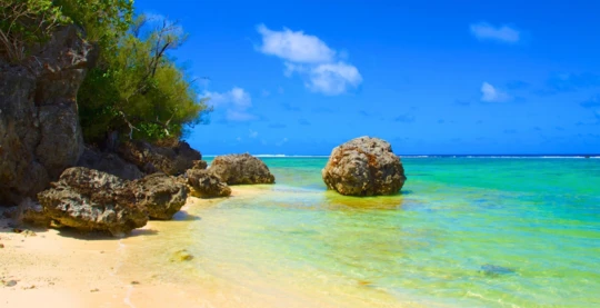 Baignade sur la plage de Vitaria