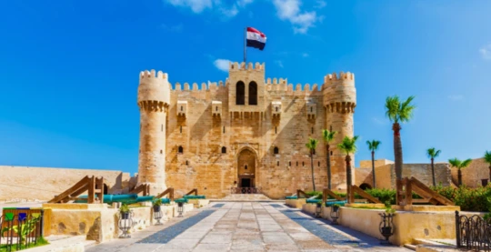 Besuch der Festung Qait Bay