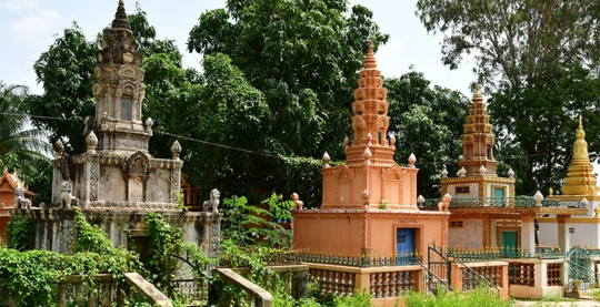 Visite à pied du village de Koh Chen