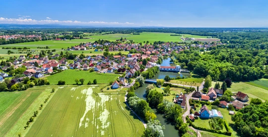Strasbourg vue du haut