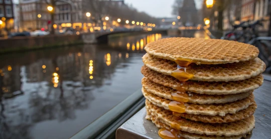 Gouda historique et Stroopwafel