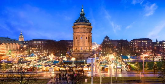Mannheim et le marché de Noël