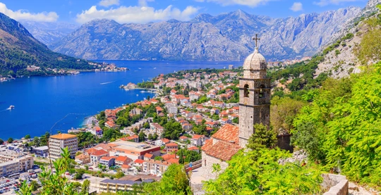 Superbe point de vue sur les Bouches de Kotor