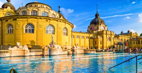 Budapest : Visite des sources thermales