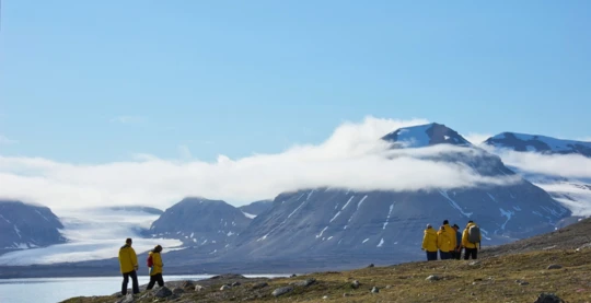 Expeditionsaktivitäten mit dem Expeditionsteam