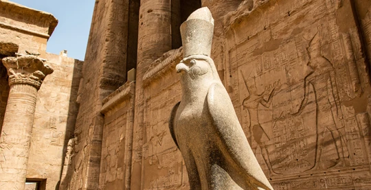 Visite du temple d'Edfou