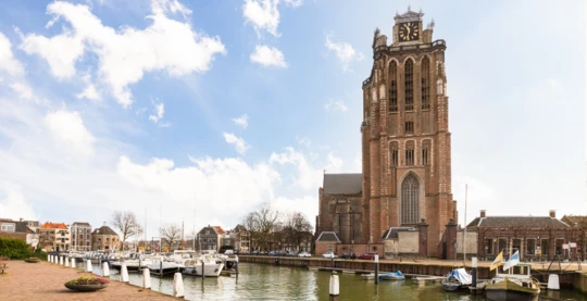 Visita nocturna a pie por Dordrecht