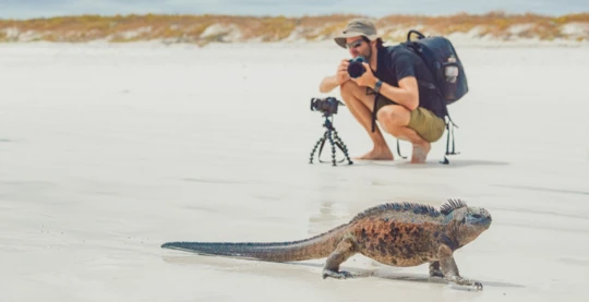 Expeditionsaktivitäten mit dem Expeditionsteam