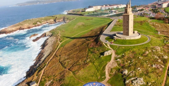 Excursion à La Corogne, visite de la ville et de la tour d’Hercule