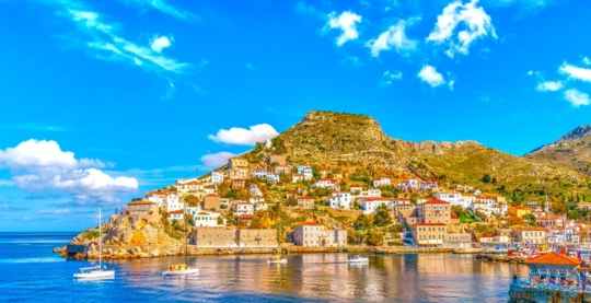 Visite libre de la ville principale d'Hydra