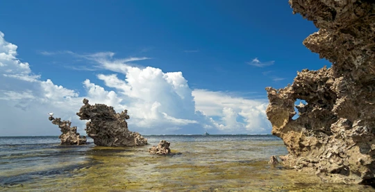 Excursion guidée le long du lagon de l’atoll Cosmoledo