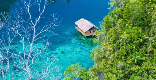 Zodiac cruise to the hidden lagoons of Kabui