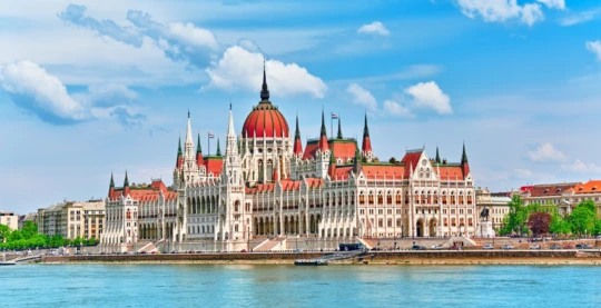 Visite du bâtiment du Parlement hongrois