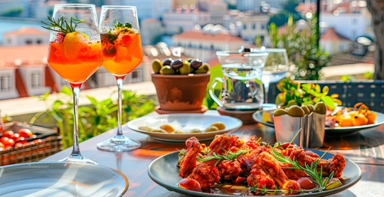 Cena y degustación en una Quinta local