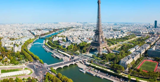 Visite de la ville de Paris
