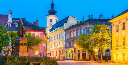 Visite guidée de Sibiu, du palais Brukenthal et de l’église évangélique