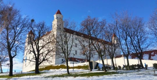Visite de la ville de Bratislava en hiver