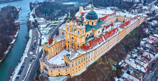 Visite de l’abbaye de Melk en hiver