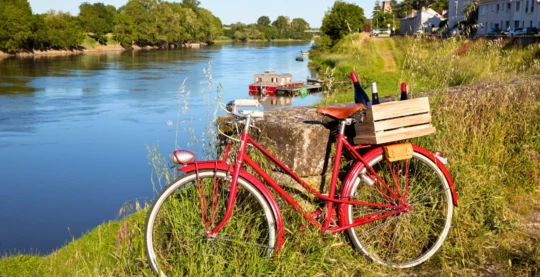 Bike rides along the river