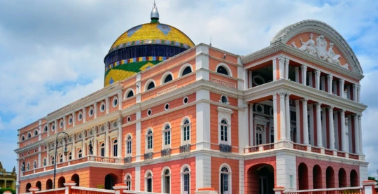 Visite de l'opéra de Manaus