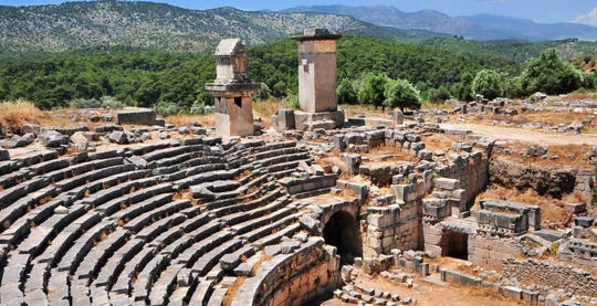 Excursion to the nearby sites of Xanthos and Patara