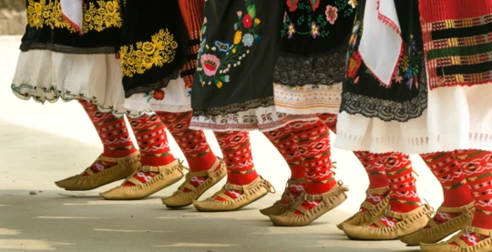 Soirée folklorique à Roussé