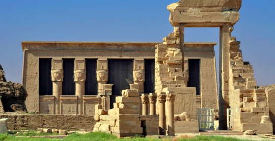Visite du temple de Dendérah
