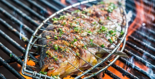 Barbecue on an island