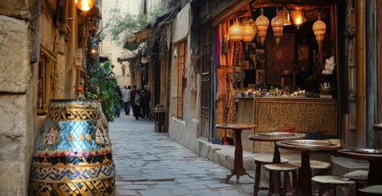 Visite du bazar de Khan El Khalili