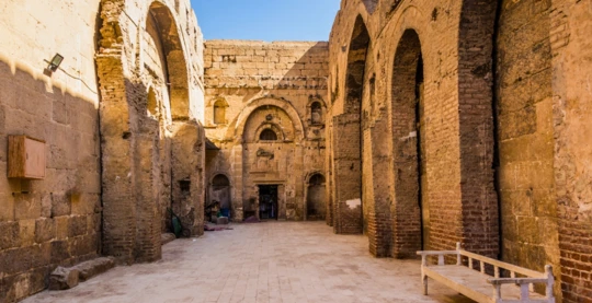 Visite du monastère blanc à Sohag