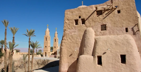 Visite du monastère de Deir Dronka