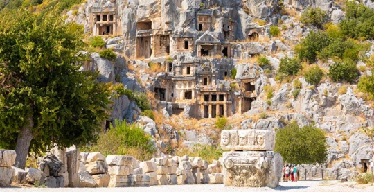 Visite de Myra et de l'église Saint-Nicolas