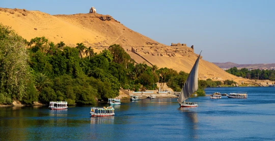 Balade en taxi-bateau autour des îles Éléphantines