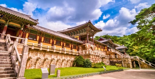 Visite du temple Bulguksa