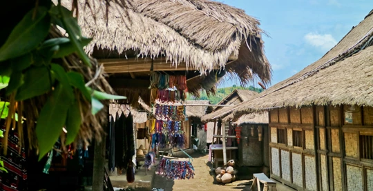 Visite d'un village local