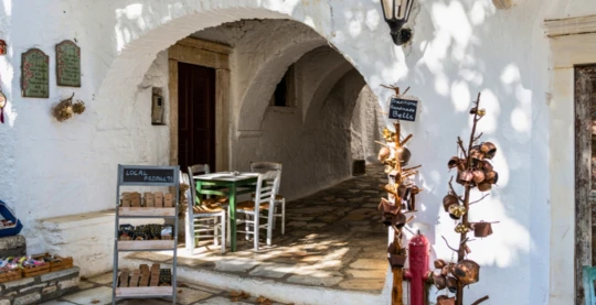 Visite optionnelle d'Apeiranthos