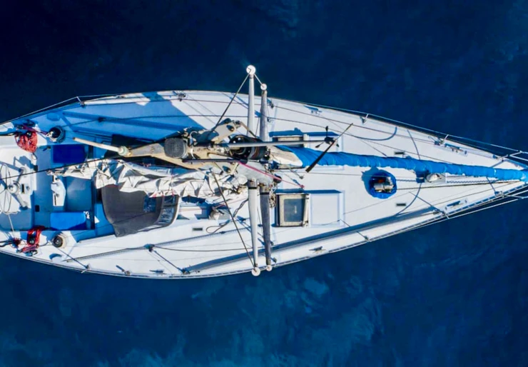 Dufour 50 Classic Paros harbour | Marialena