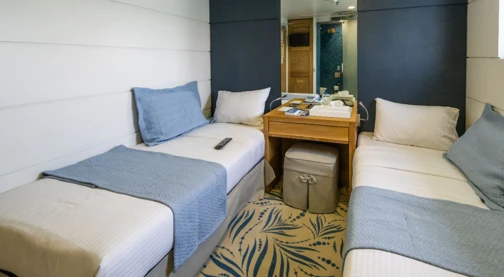 Cat B - Pont principal - 2 lits jumeaux