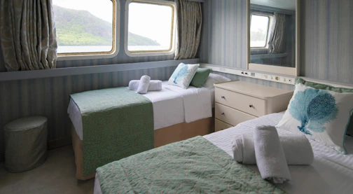 Cat. C: Cubierta Sun-deck. Camas gemelas