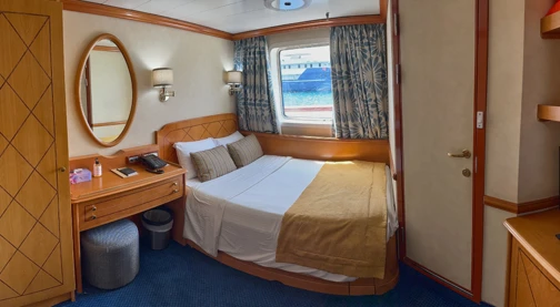 Cat. A - Main Deck - Double Bed or Twin Beds