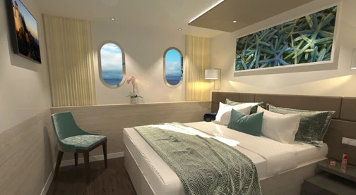 Doppelkabine – Oberdeck oder Hauptdeck