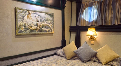 Cabine double hublot (un lit double)