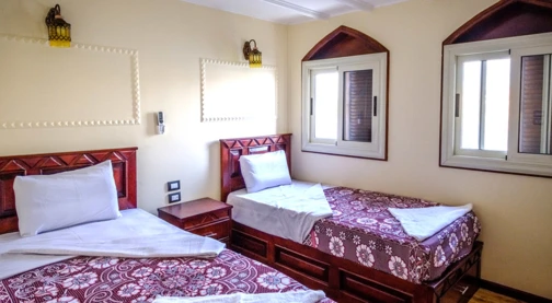 Cabine avec 2 lits simples convertible en lit double