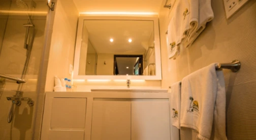 Cabine double avec mini-terrasse