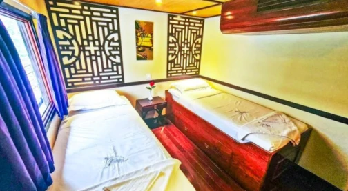 Cabina doble - Camas separables - Puente principal